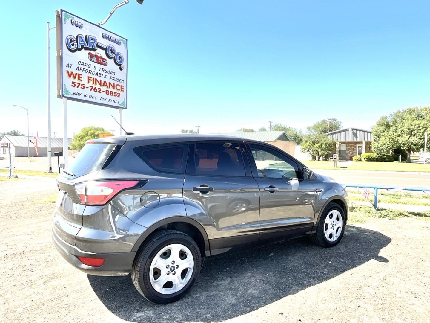 2018 Ford Escape S FWD (1FMCU0F75JU) with an 2.5L L4 DOHC 16V engine, 6A transmission, located at 821 N. Prince Street, Clovis, NM, 88101, (575) 762-8852, 34.406643, -103.195999 - Photo#4